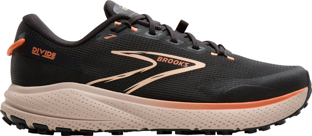 Brooks Women's Divide 6 Trail Running Shoes - Black