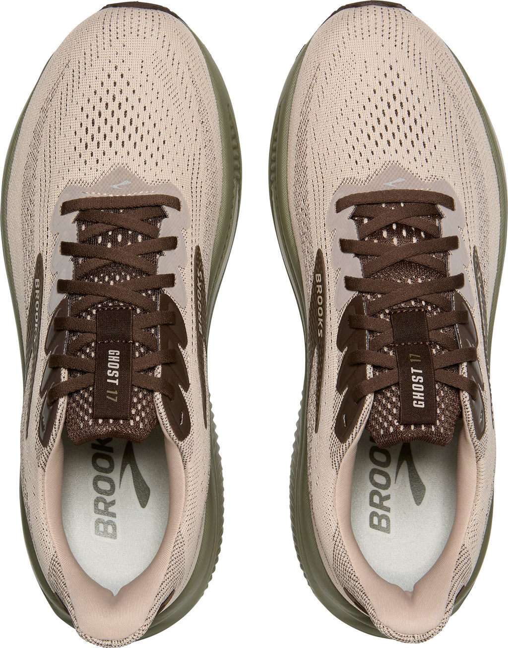 Brooks Men's Ghost 17 Running Shoes - Brown