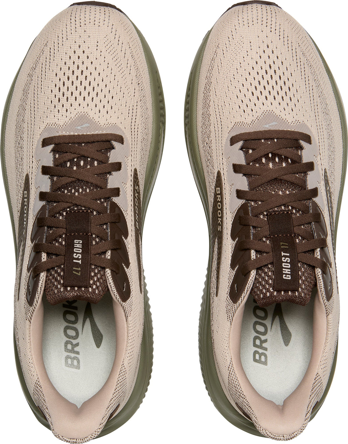 Brooks Men's Ghost 17 Running Shoes - Brown