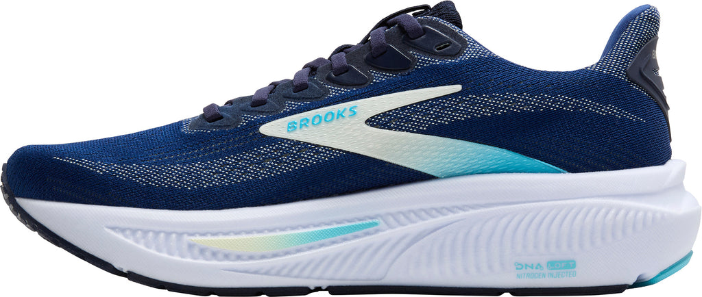 Brooks Women's Ghost 17 Wide Fit Running Shoes - Blue