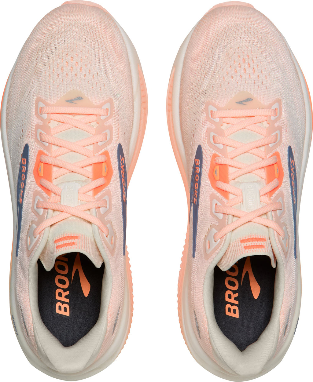 Brooks Women's Ghost 18 Wide Fit Running Shoes - Orange