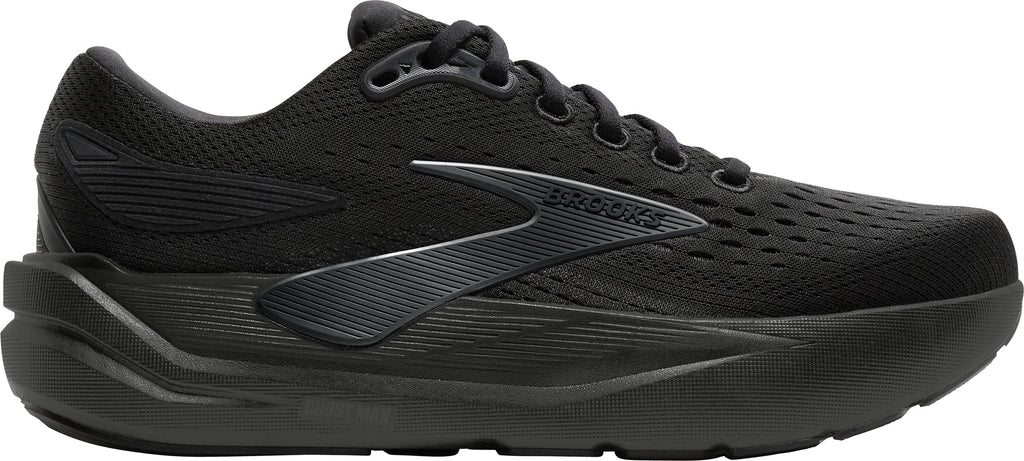 Brooks Men's Ghost Max 3 Wide Fit (2E) Running Shoes - Black
