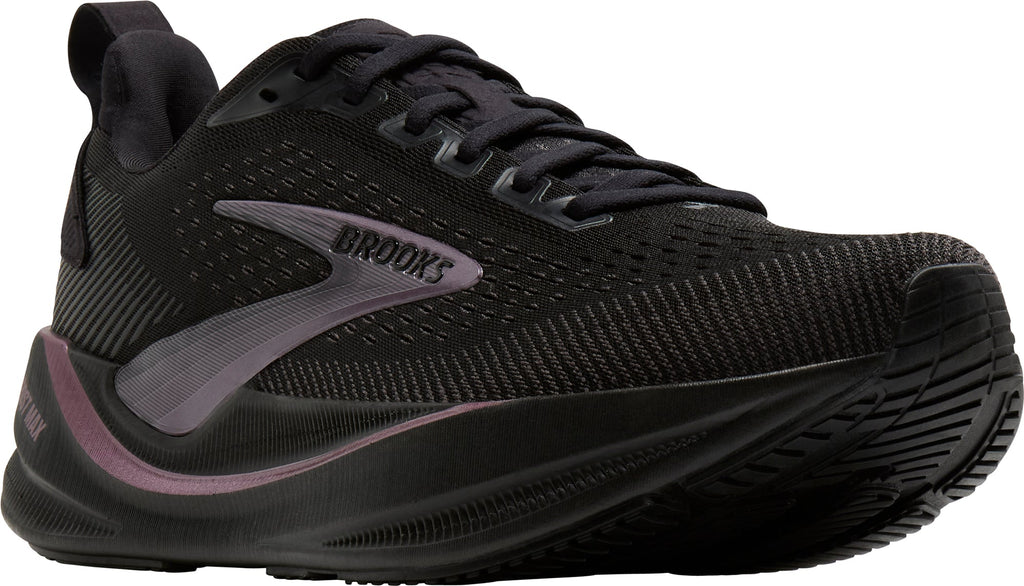 Brooks Women's Ghost Max 4 Wide Fit Running Shoes - Black