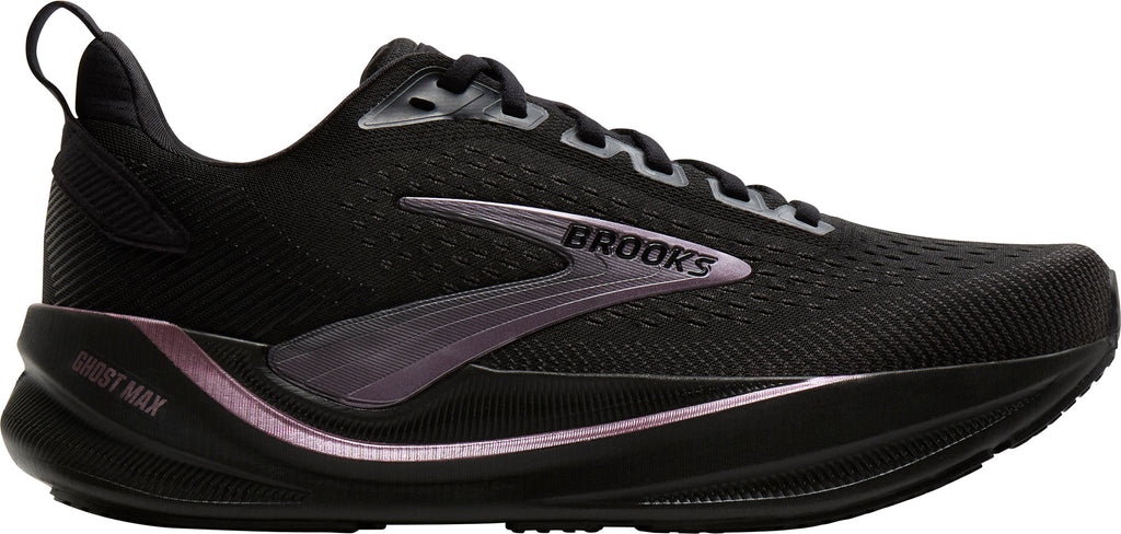 Brooks Women's Ghost Max 4 Wide Fit Running Shoes - Black