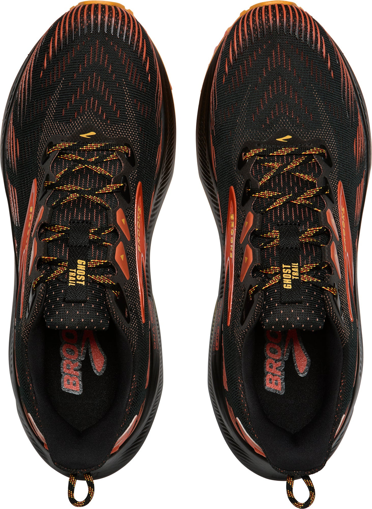 Brooks Men's Ghost Trail Running Shoes - Black