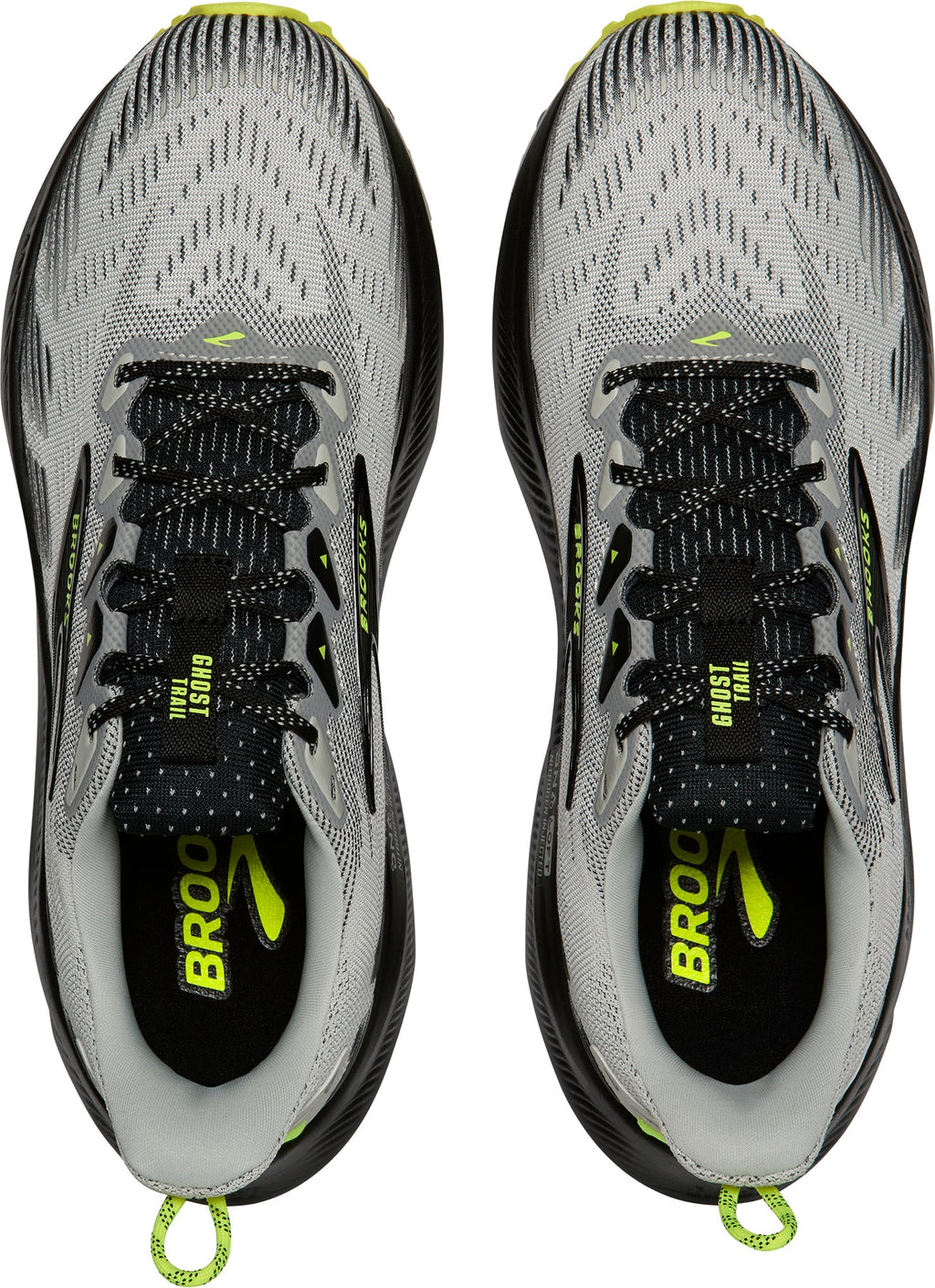 Brooks Men's Ghost Trail Running Shoes - Grey