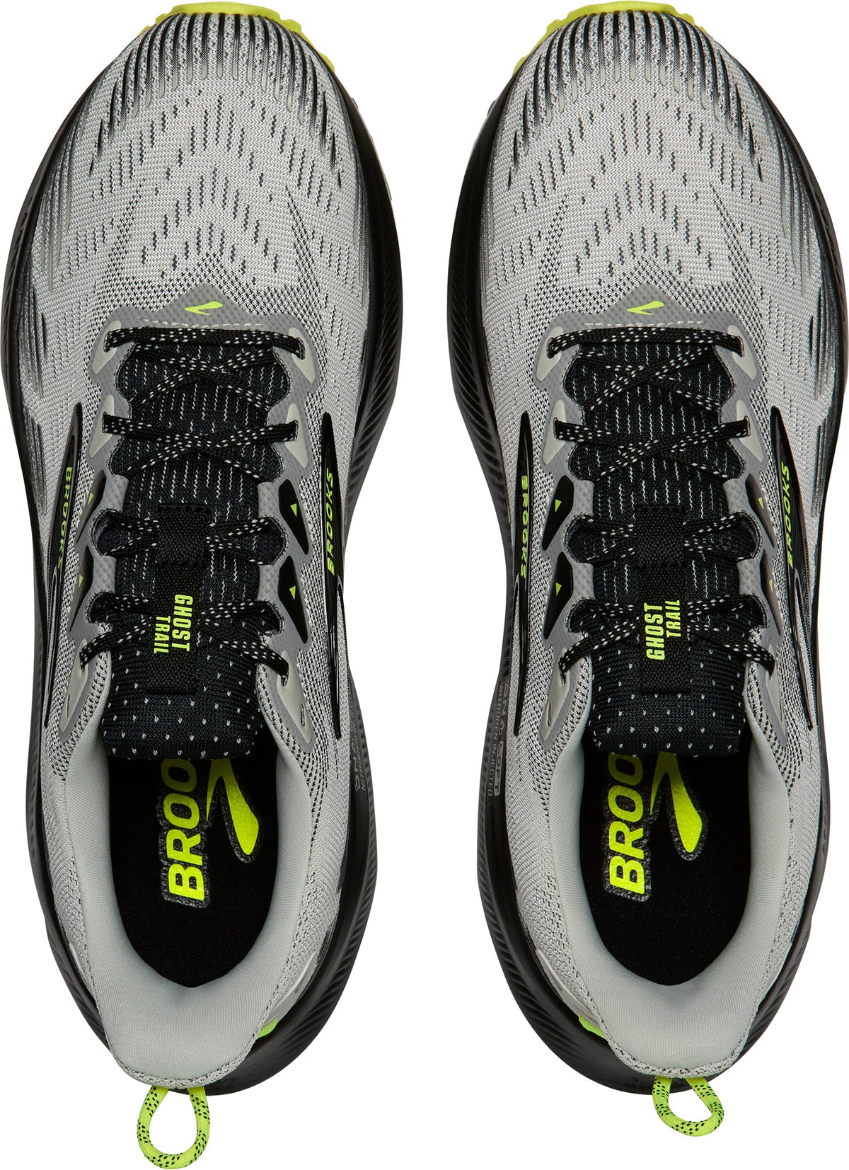Brooks Men's Ghost Trail Running Shoes - Grey
