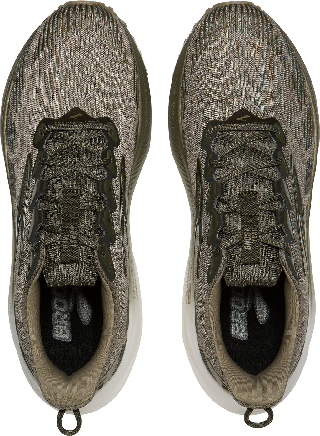 Brooks Men's Ghost Trail Running Shoes - Green