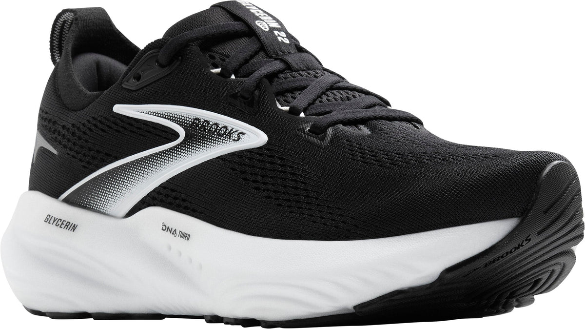 Brooks Women's Glycerin 22 Wide Fit Running Shoes - Black