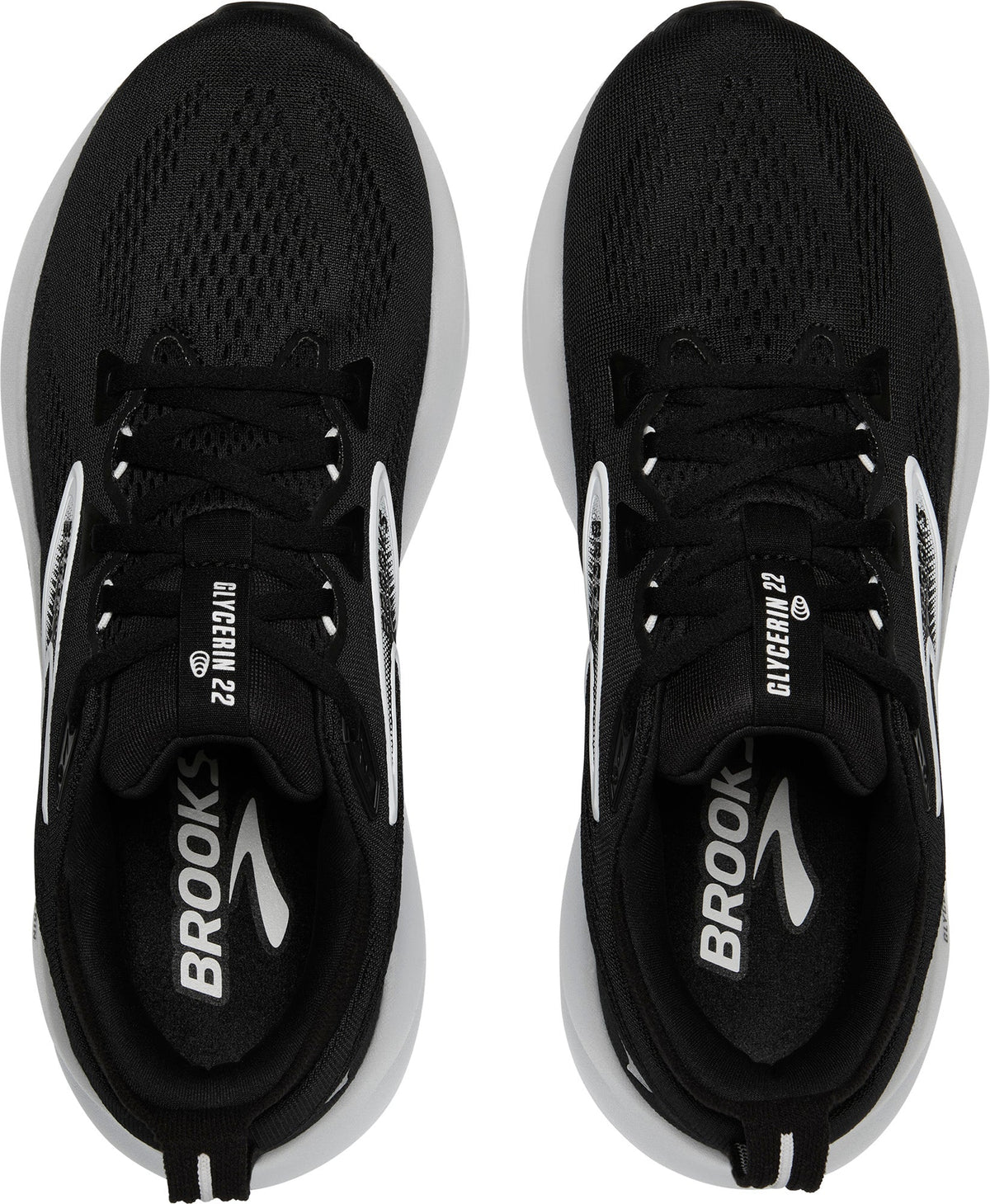 Brooks Women's Glycerin 22 Wide Fit Running Shoes - Black