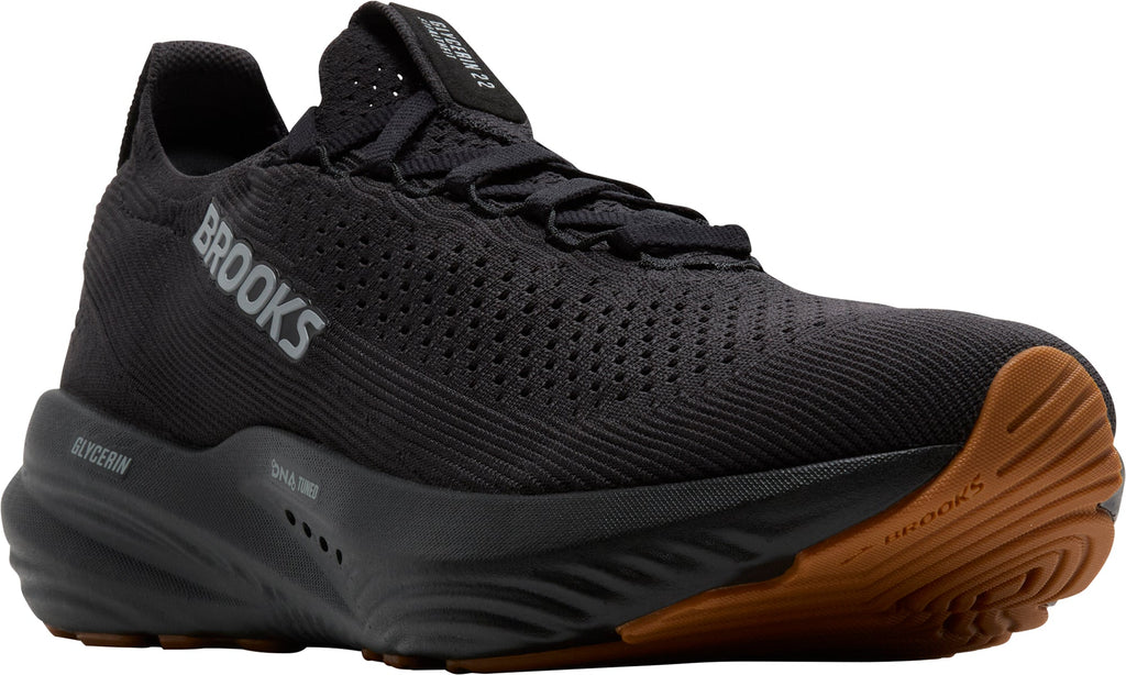 Brooks Men's Glycerin StealthFit 22 Running Shoes - Black