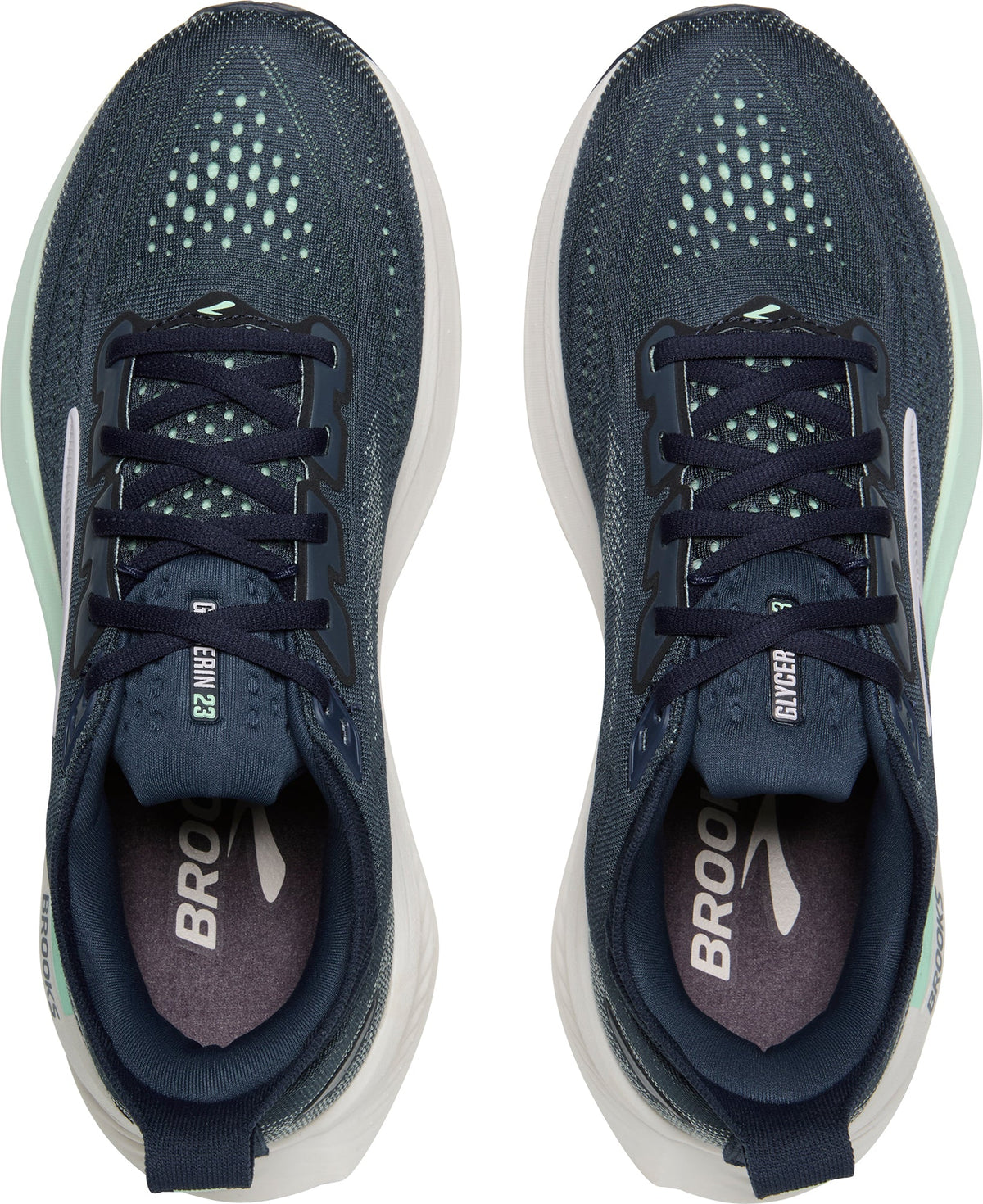 Brooks Women's Glycerin 23 Wide Fit Running Shoes - Blue