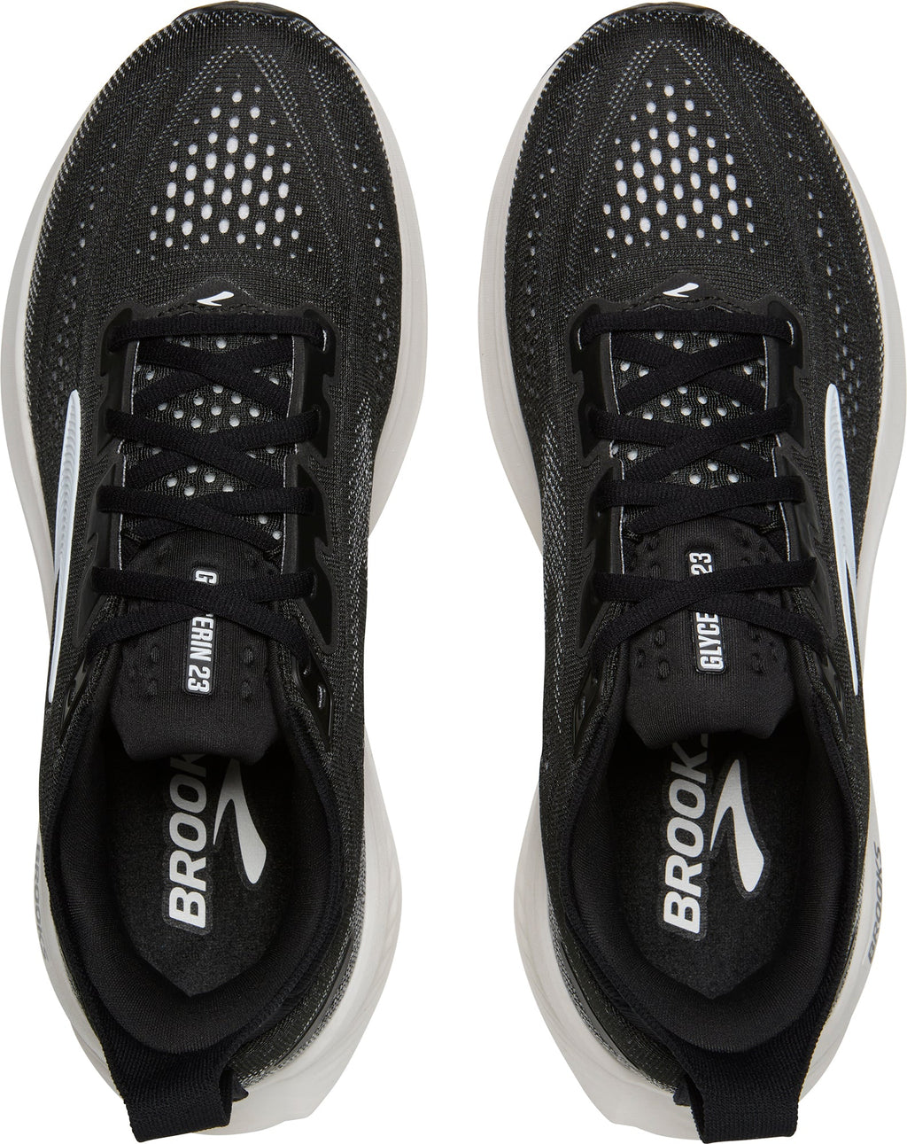 Brooks Men's Glycerin 23 Wide Fit Running Shoes - Black
