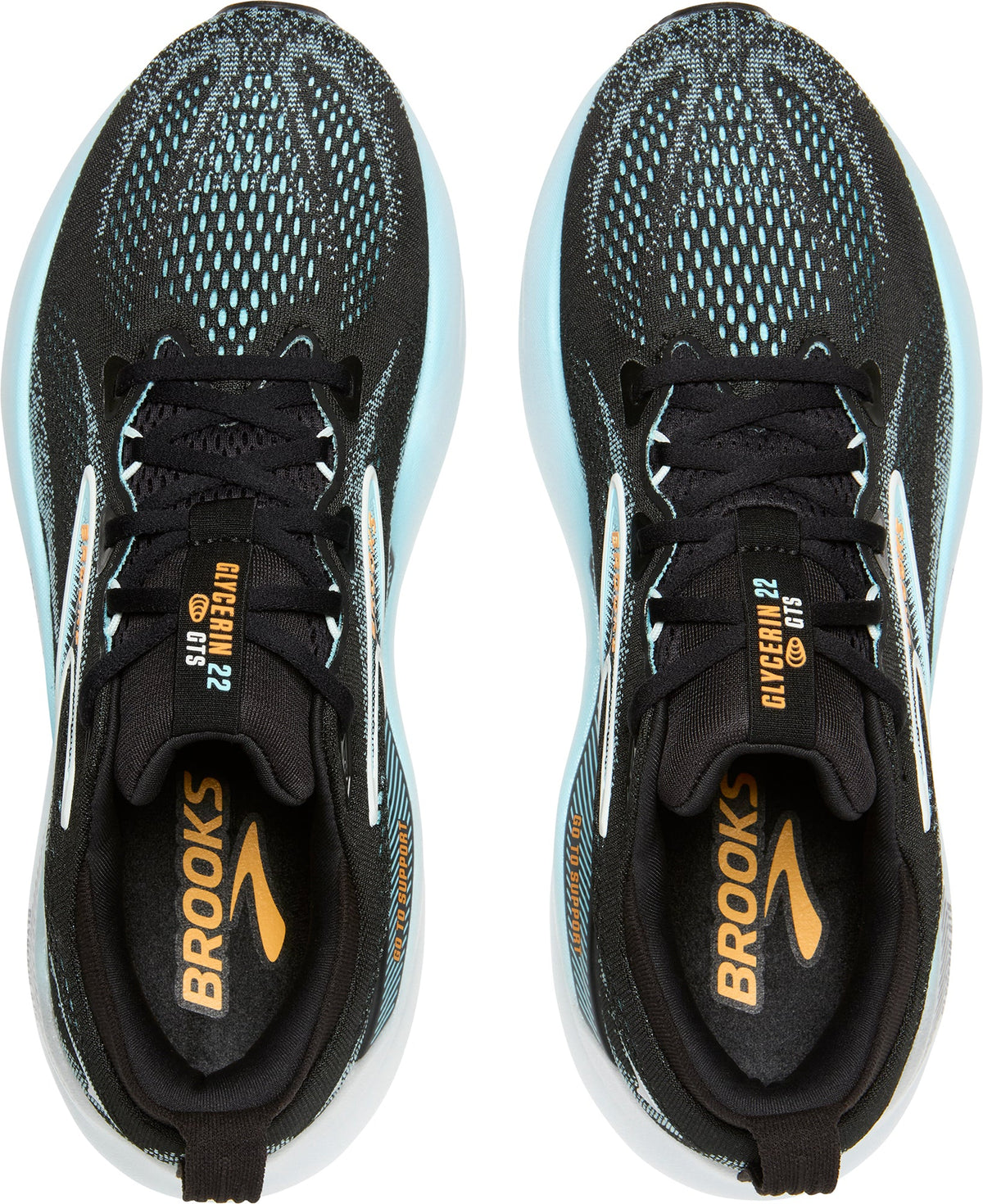 Brooks Men's Glycerin GTS 22 Running Shoes - Black