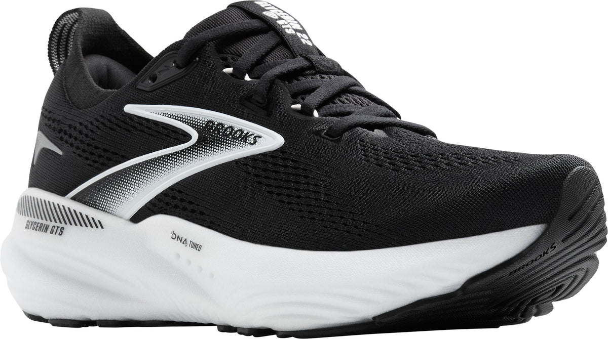 Brooks Women's Glycerin GTS 22 Wide Fit Running Shoes - Black