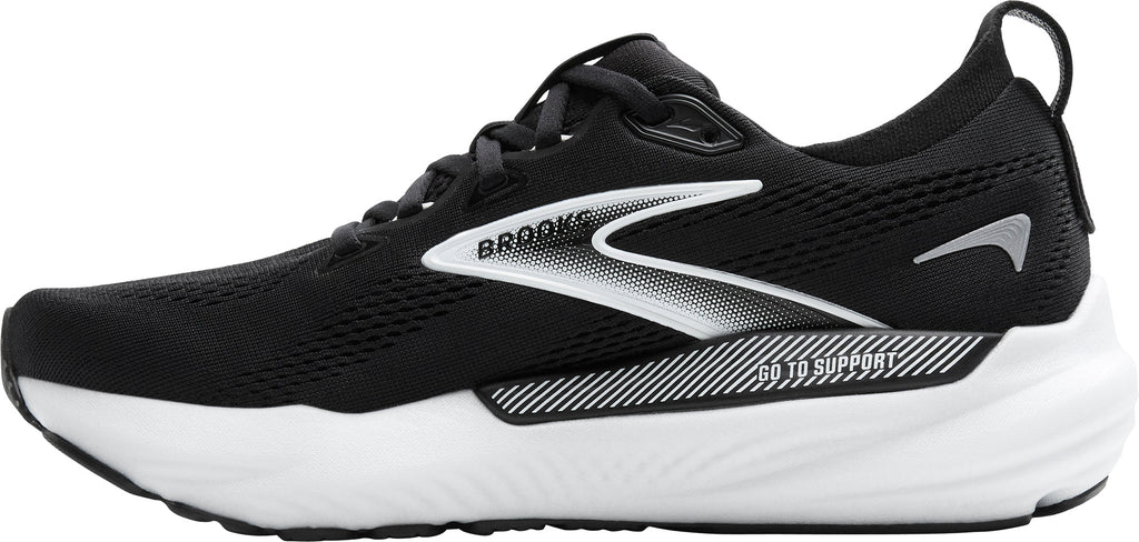 Brooks Women's Glycerin GTS 22 Wide Fit Running Shoes - Black