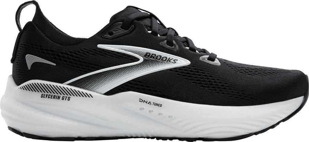 Brooks Women's Glycerin GTS 22 Wide Fit Running Shoes - Black