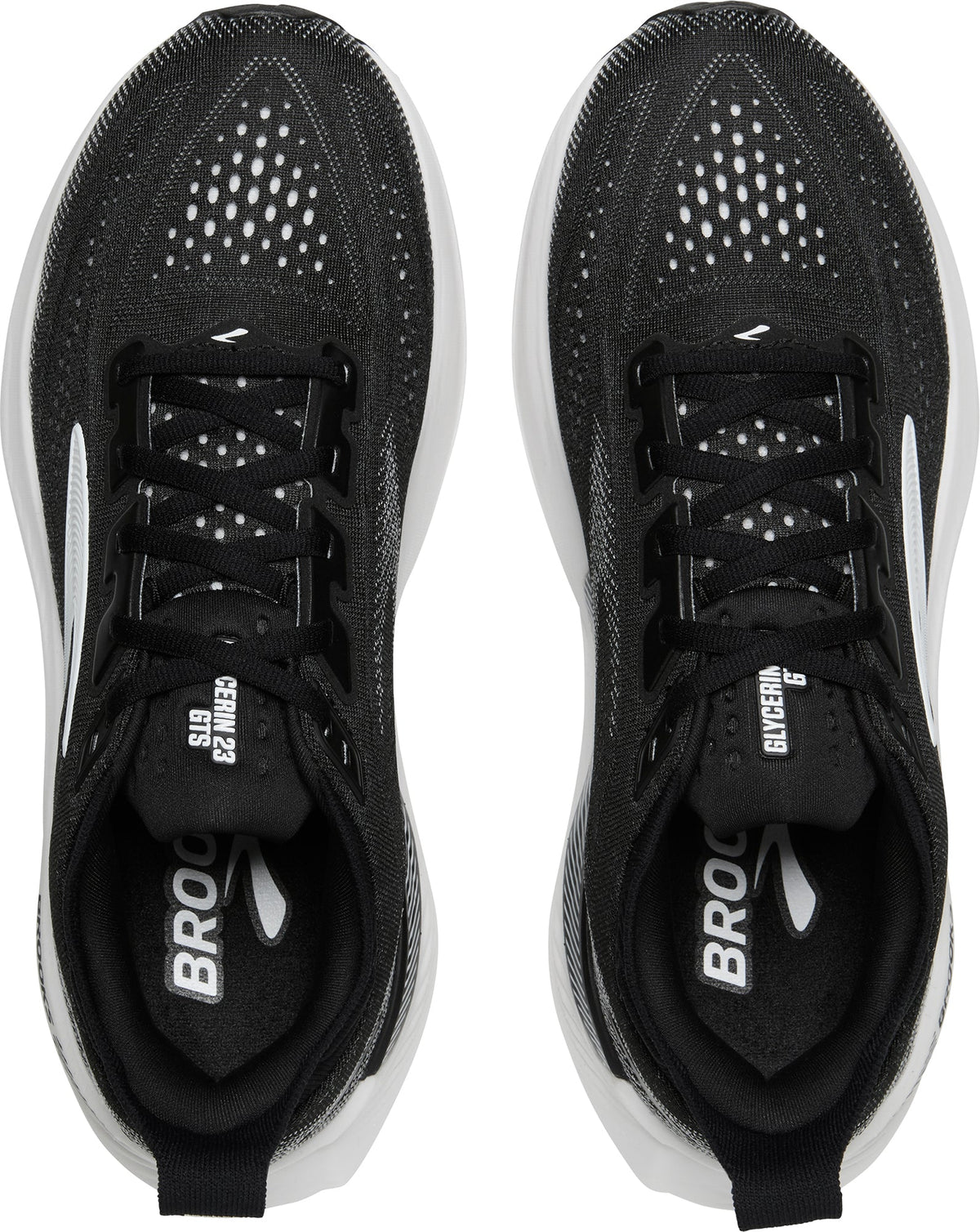 Brooks Women's Glycerin GTS 23 Wide Fit Running Shoes - Black