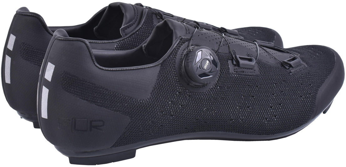 FLR Men's F-11 XD-Knit Pro Road Cycling Shoes - Black