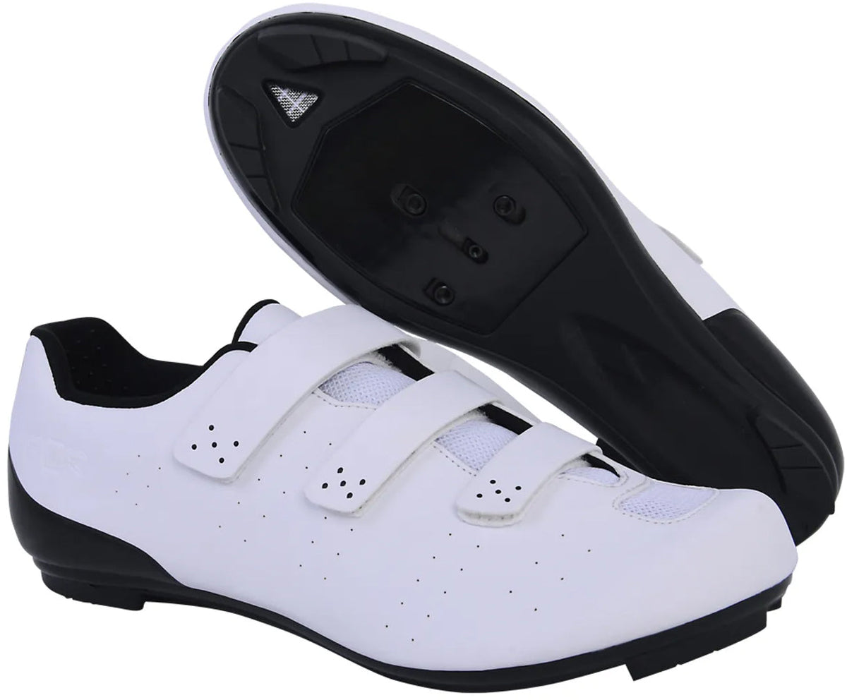 FLR Men's F-37 Road Cycling Shoes - White