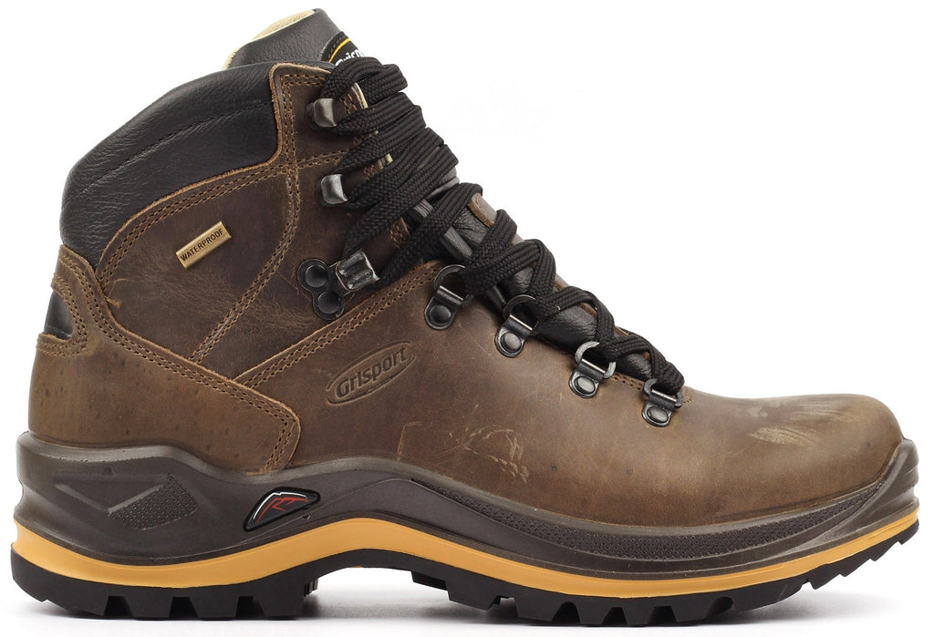 Grisport Men's Aztec Wide Fit Waterproof Walking Boots - Brown