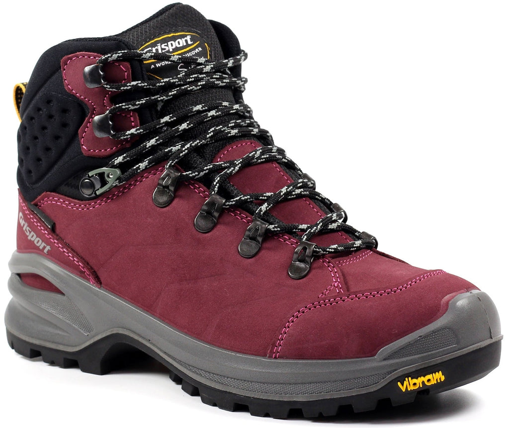 Grisport Women's Lynx Waterproof Walking Boots - Red