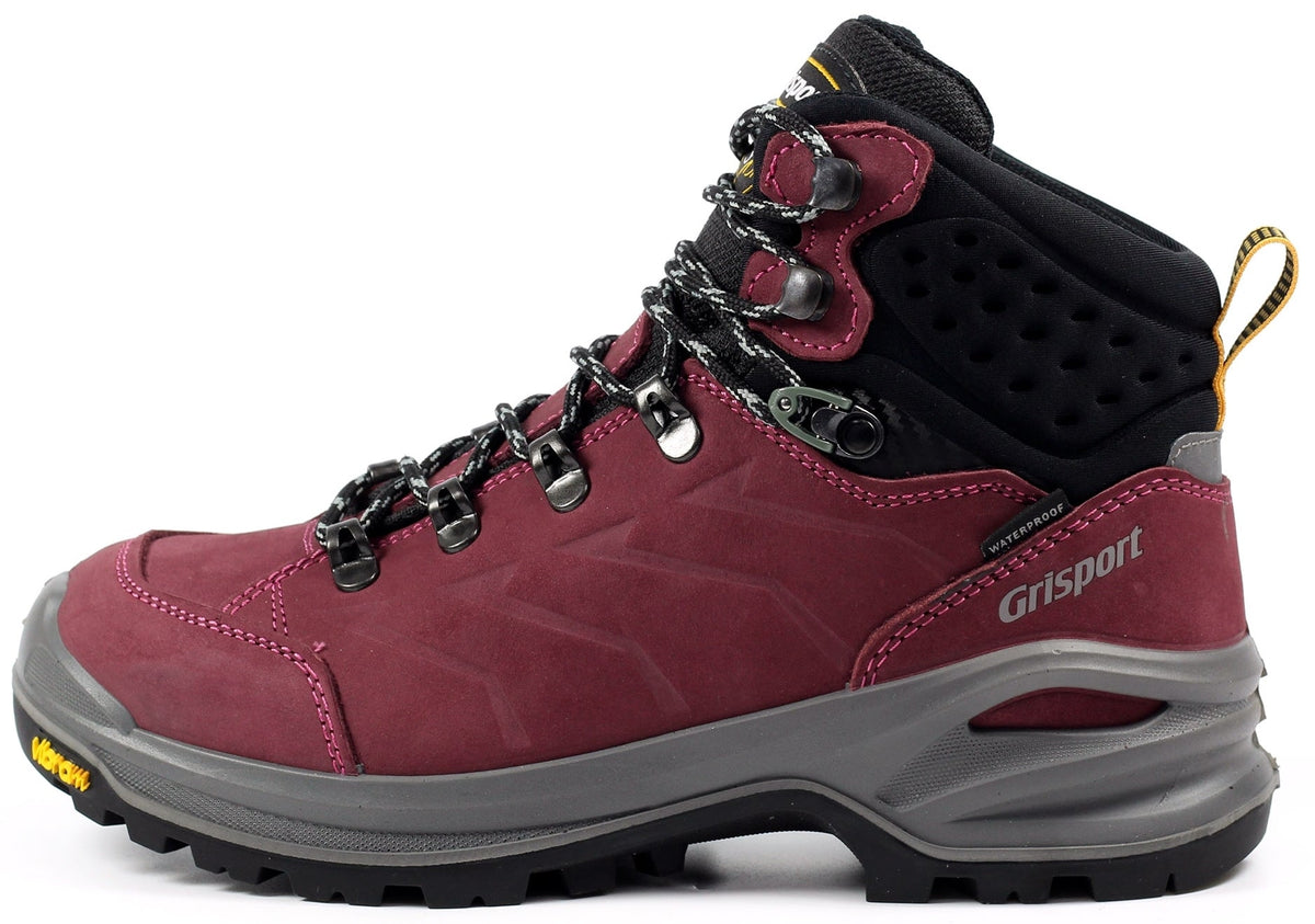 Grisport Women's Lynx Waterproof Walking Boots - Red
