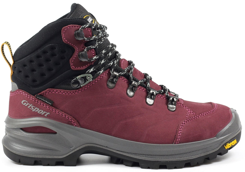 Grisport Women's Lynx Waterproof Walking Boots - Red