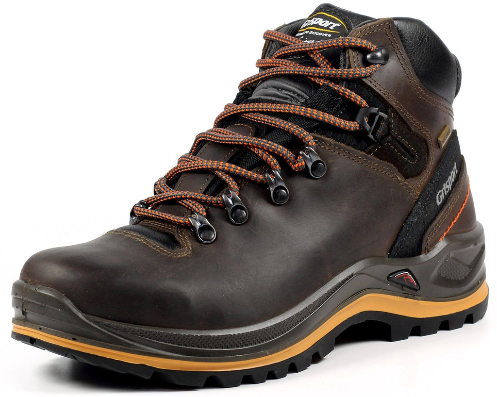 Grisport Men's Pyke Wide Fit Waterproof Walking Boots - Brown