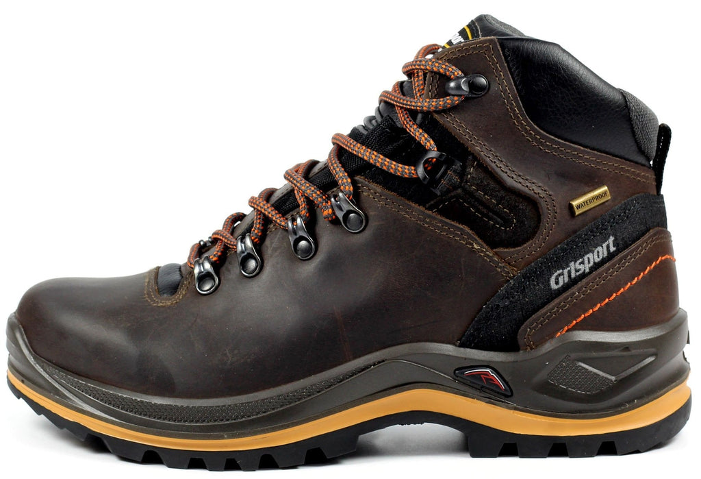Grisport Men's Pyke Wide Fit Waterproof Walking Boots - Brown