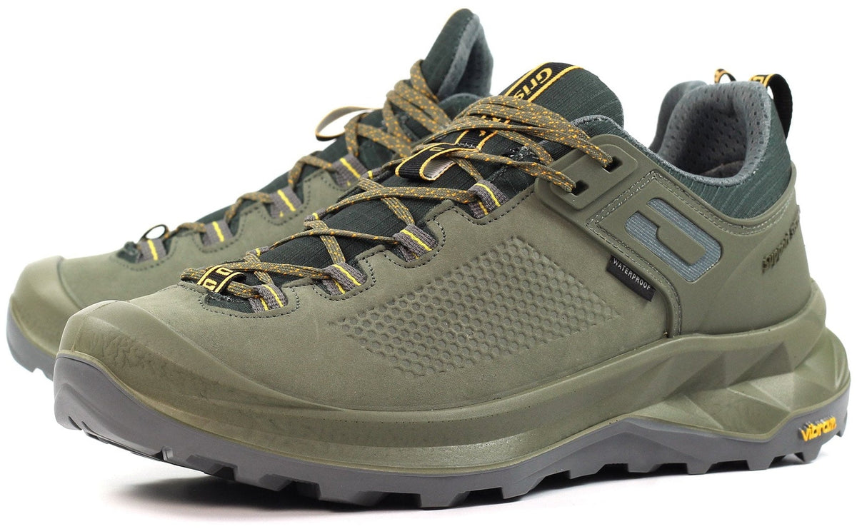 Grisport Men's Vent Waterproof Walking Shoes - Green
