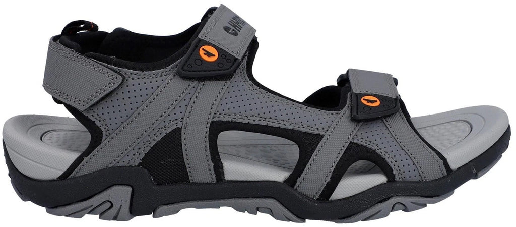Hi-Tec Men's Crater Walking Sandals - Grey