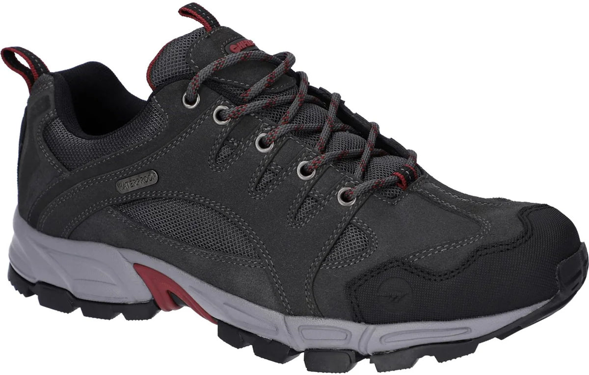 Hi-Tec Men's Auckland Lite Waterproof Walking Shoes - Grey