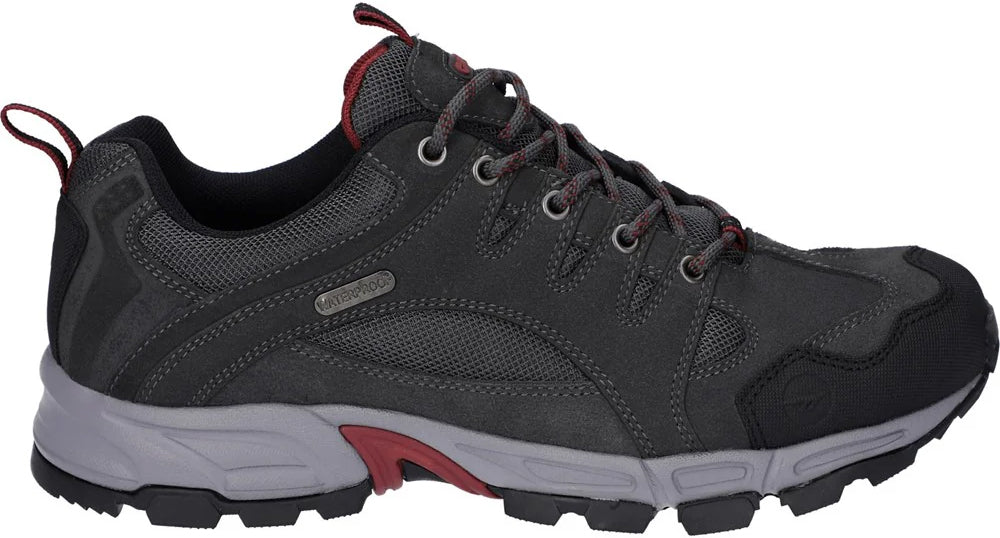 Hi-Tec Men's Auckland Lite Waterproof Walking Shoes - Grey