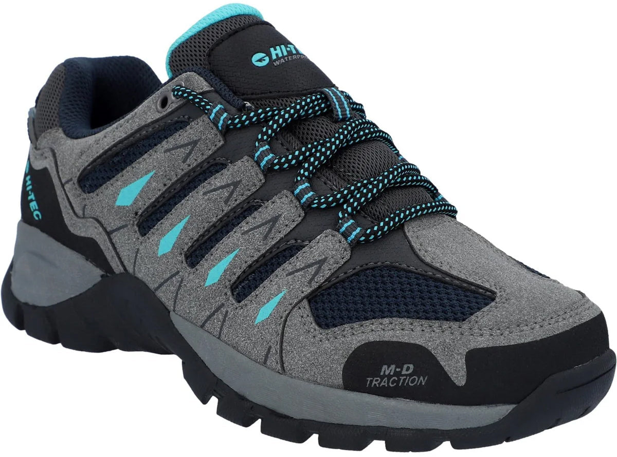 Hi-Tec Women's Corzo Waterproof Walking Shoes - Grey