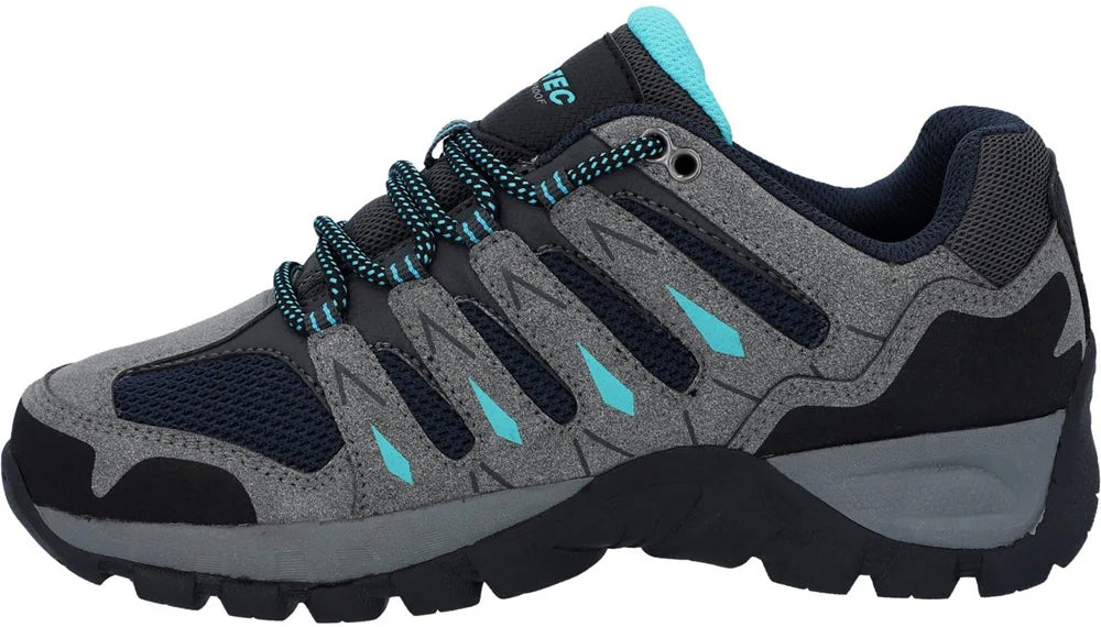 Hi-Tec Women's Corzo Waterproof Walking Shoes - Grey