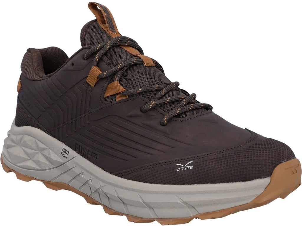 Hi-Tec Men's Fuse Trek Waterproof Walking Shoes - Brown