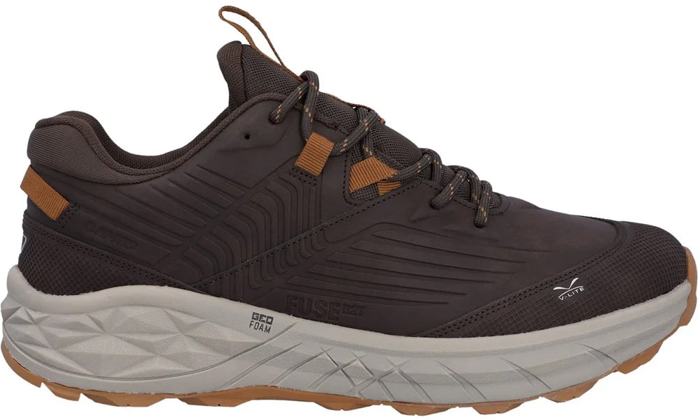 Hi-Tec Men's Fuse Trek Waterproof Walking Shoes - Brown