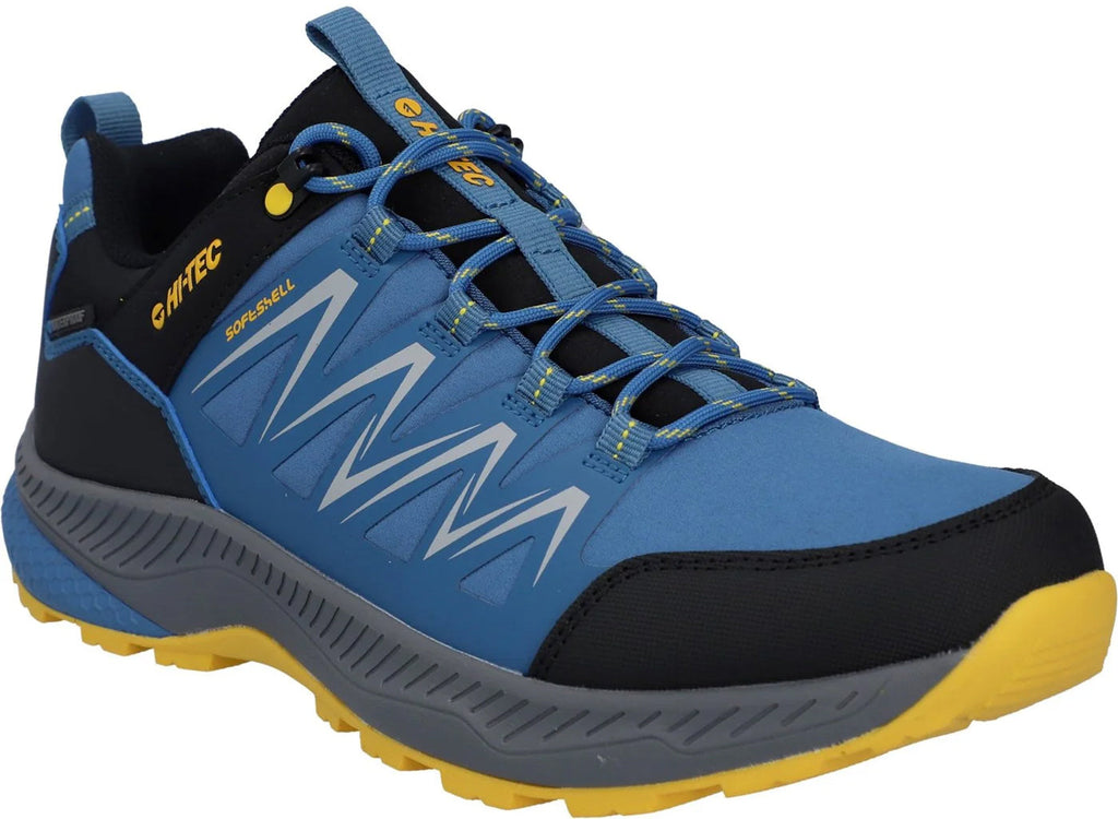 Hi-Tec Men's Stealth Waterproof Walking Shoes - Blue