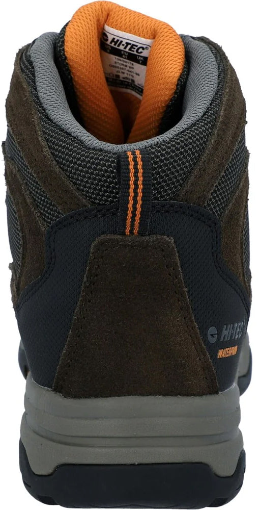 Hi-Tec Men's Storm Waterproof Walking Boots - Brown