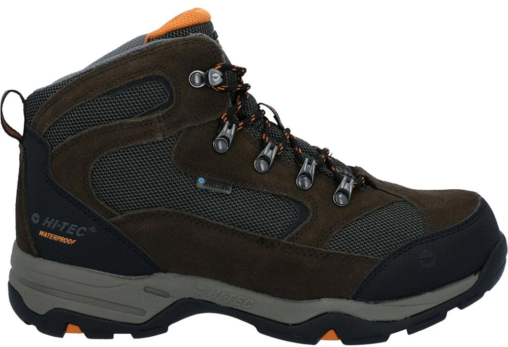 Hi-Tec Men's Storm Waterproof Walking Boots - Brown