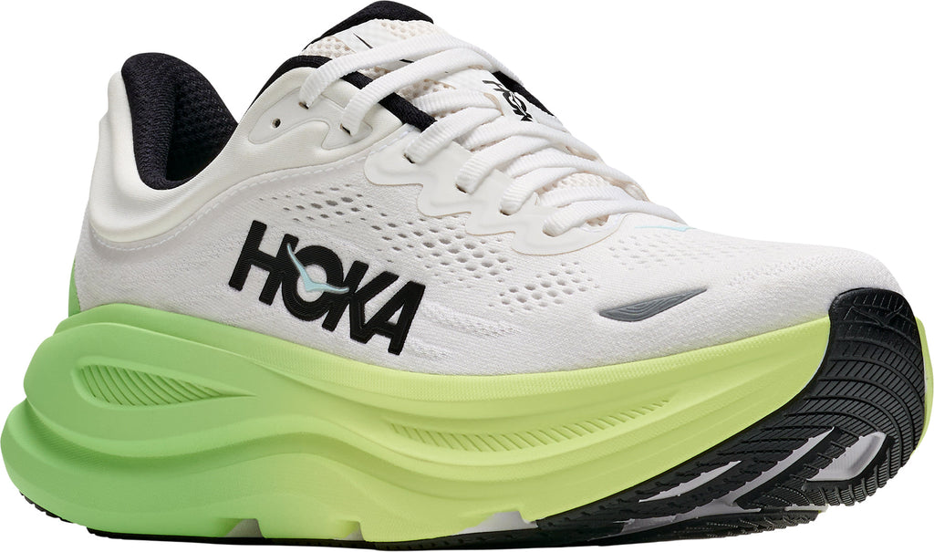 Hoka Women's Bondi 9 Wide Fit Running Shoes - White