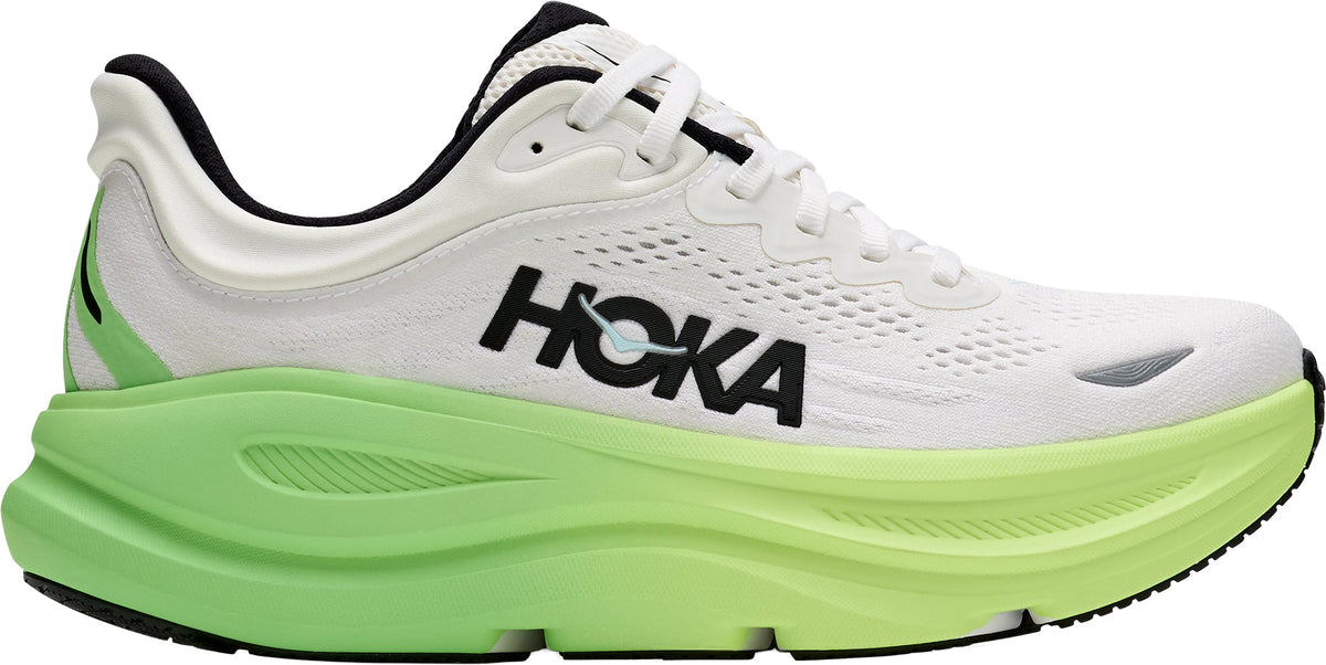 Hoka Women's Bondi 9 Wide Fit Running Shoes - White