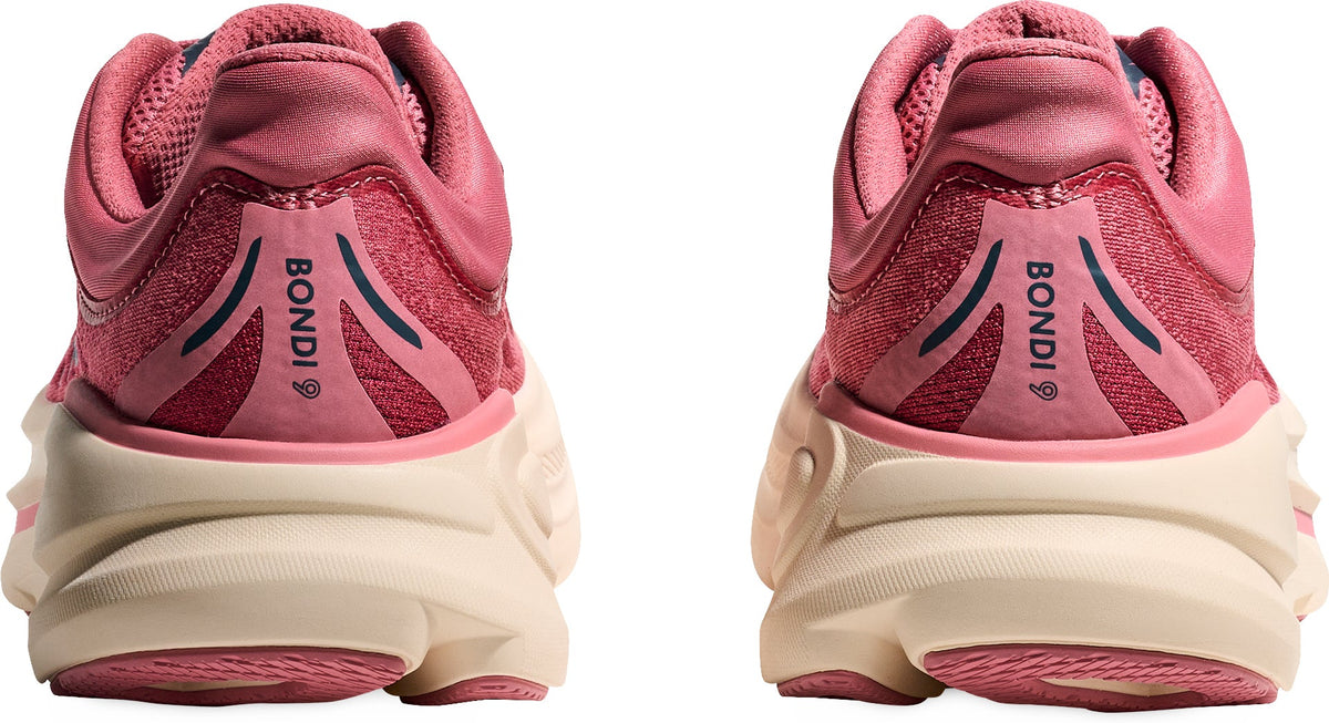 Hoka Women's Bondi 9 Wide Fit Running Shoes - Pink