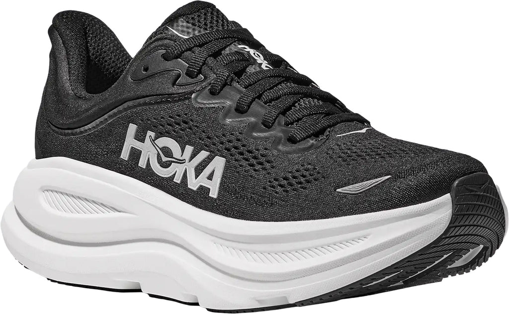 Hoka Women's Bondi 9 Wide Fit Running Shoes - Black
