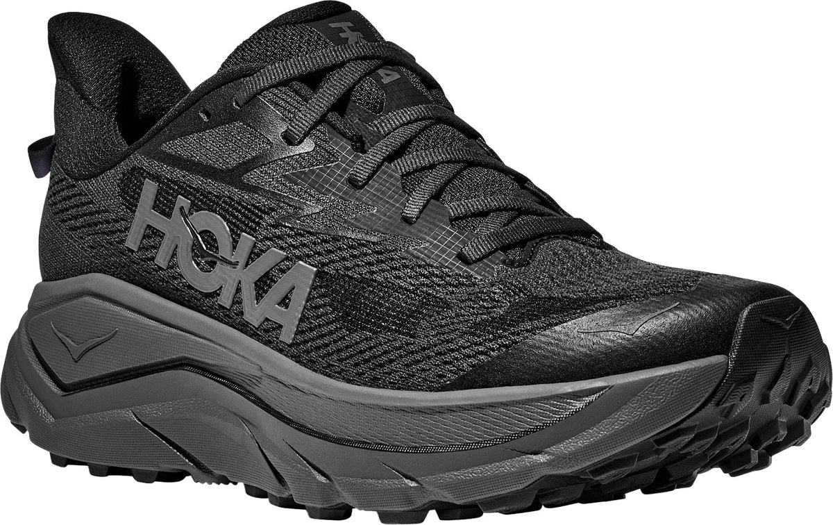 Hoka Men's Challenger 8 Trail Running Shoes - Black