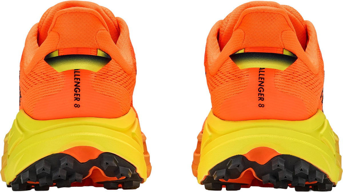 Hoka Men's Challenger 8 Wide Fit Trail Running Shoes - Orange