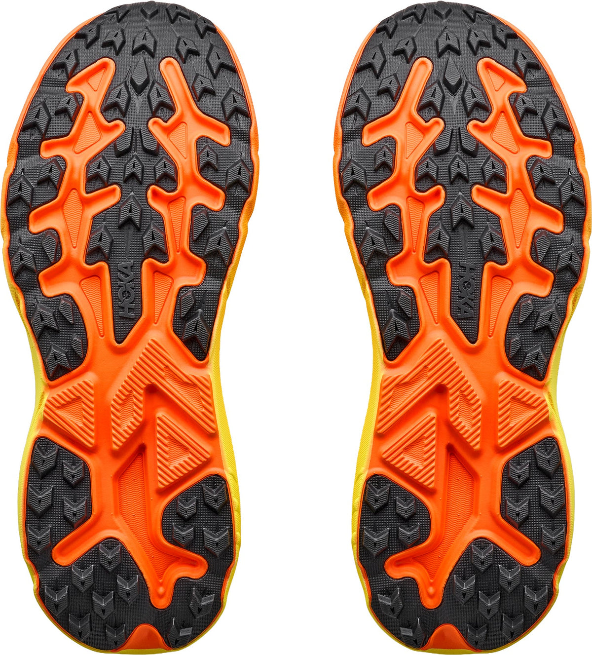 Hoka Men's Challenger 8 Wide Fit Trail Running Shoes - Orange