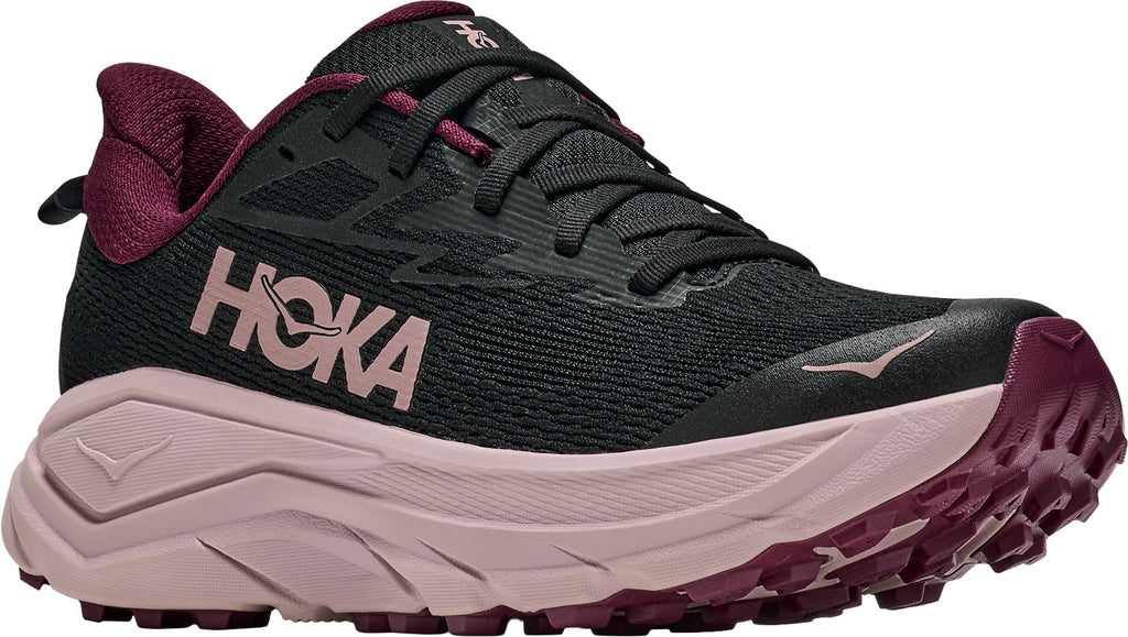 Hoka Women's Challenger 8 Trail Running Shoes - Black