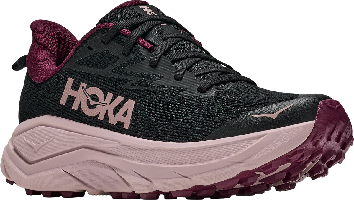 Hoka Women's Challenger 8 Trail Running Shoes - Black